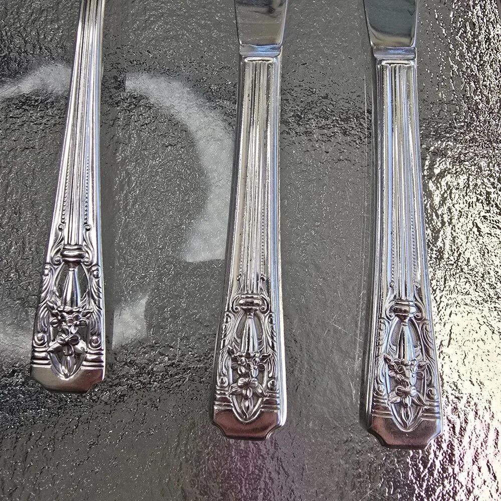 42 Pc Wallace Filigree Harmony House Plate AA+ Flatware Utensils | Service for 6